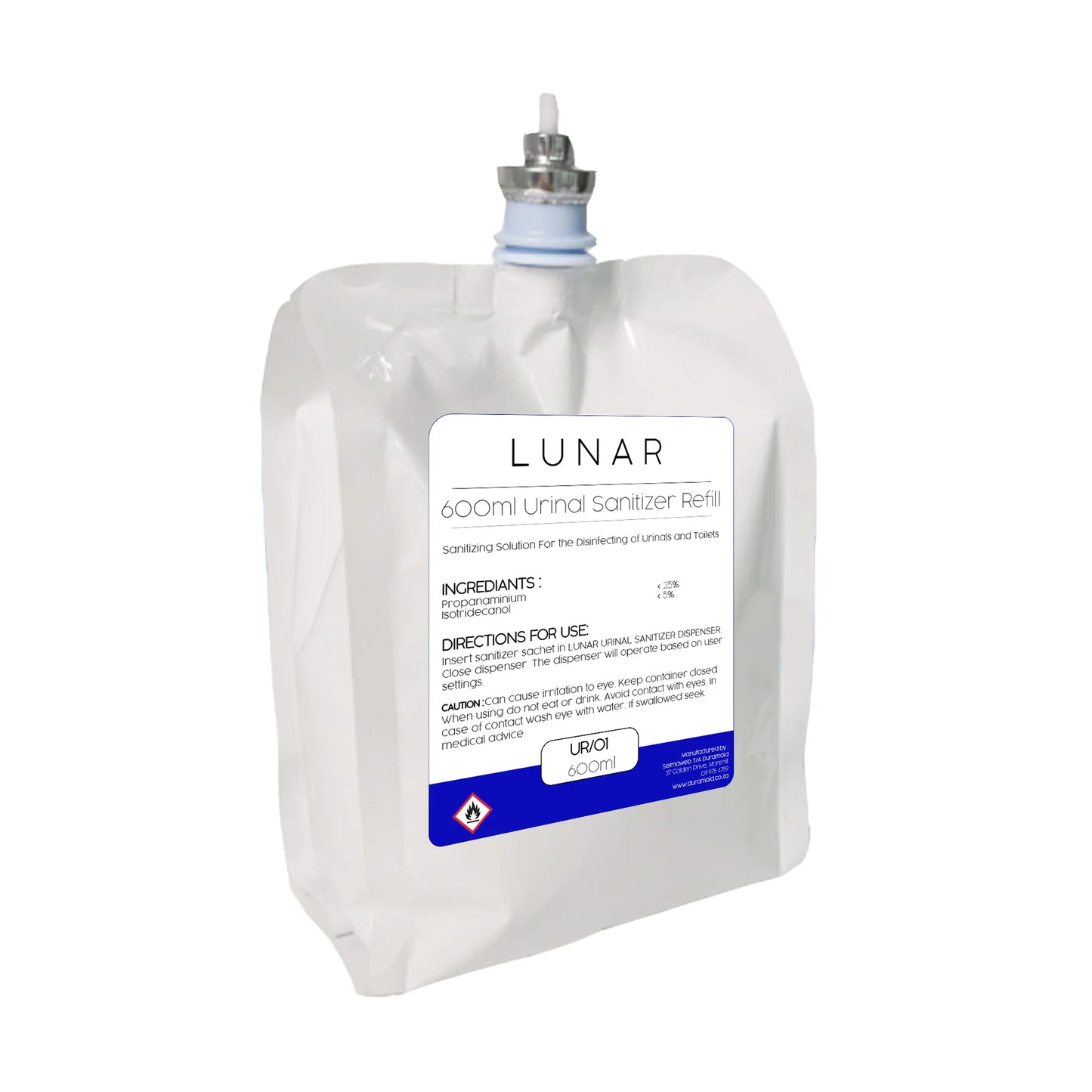 Lunar Bio Urinal Sanitiser Refill Sachet 600ml