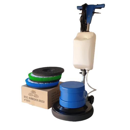 (Little Blue) Walk Behind Floor Polisher/Scrubbing Machine SET