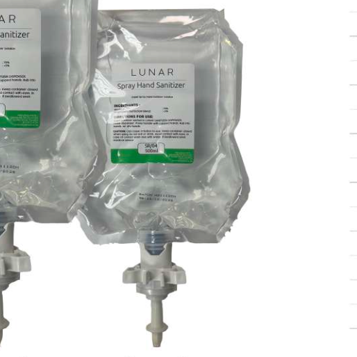 Lunar Hand Sanitiser Refill Sachet 500ml x 10