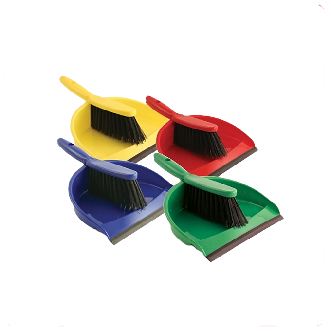 Colour Coded Dustpan and Brush